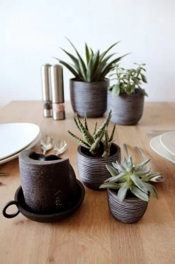 Capi Europe - Set Van 4 - Bloempot Binnen - Rib Antraciet -Gardena Winkel 800x1200 179