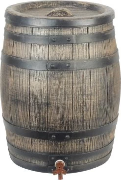 Nature - Regenton - Whiskyvat - 50L - H49,5 X Ø38cm