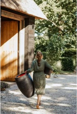 Capi Europe - Vaas Elegant Deluxe Rib NL - 45x72 - Zwart - Voor Binnen En Buiten - KBLR1138 -Gardena Winkel 806x1200 4