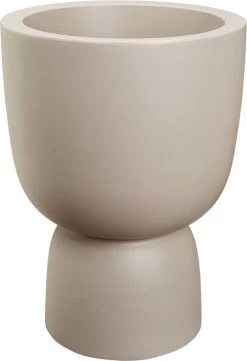 Elho Pure Coupe 41 - Bloempot Voor Binnen & Buiten - Ø 41.3 X H 57.9 Cm - Beige/Balanced Beige -Gardena Winkel 820x1200 7