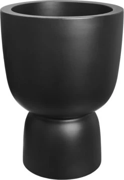 Elho Pure Coupe 41 - Bloempot Voor Binnen & Buiten - Ø 41.3 X H 57.9 Cm - Zwart/Zwart -Gardena Winkel 823x1200 16
