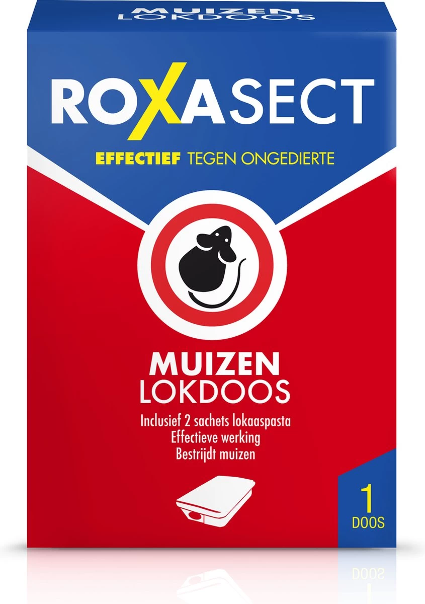 Roxasect Muizenlokdoos - Ongedierteval - 1 Stuks 1 Roxasect Muizenlokdoos - Ongedierteval - 1 Stuks