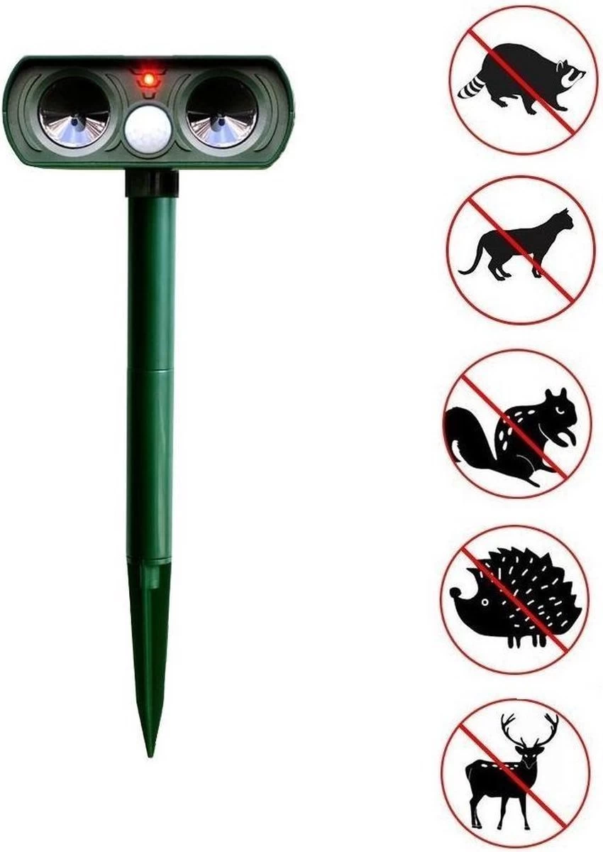 Igoods Kattenverjager Op Zonneenergie - Kattenschrik - Katten Afweermiddel 1 Igoods Kattenverjager Op Zonneenergie - Kattenschrik - Katten Afweermiddel