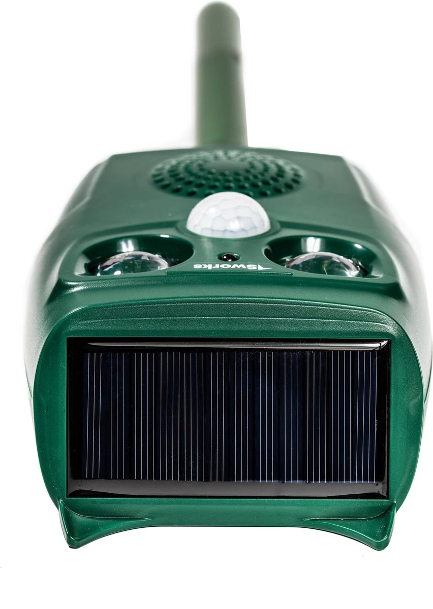 Professionele Ultrasone Kattenverjager Op Zonneenergie - Waterdicht - Kattenverdrijver - Vogelverjager -. Werkt Op Zonne-energie Met Oplaadbare Accu (incl). Verdrijft Katten 2 Professionele Ultrasone Kattenverjager Op Zonneenergie - Waterdicht - Kattenverdrijver - Vogelverjager -. Werkt Op Zonne-energie Met Oplaadbare Accu (incl). Verdrijft Katten - Afbeelding 2