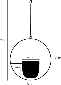 Mica Decorations Dexter Bloempot Hangend - L34 X B14 X H65 Cm - Zwart 10 Mica Decorations Dexter Bloempot Hangend - L34 X B14 X H65 Cm - Zwart -Gardena Winkel 863x1200 1