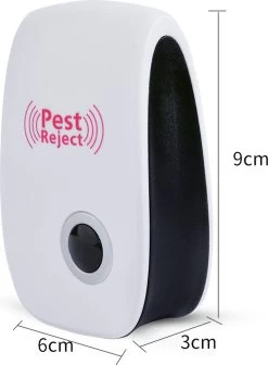 4-Pack Pest Reject Ongedierte Verjager Met Ultrasone Geluiden - Muizenverjager & Marterverjager - Vliegenverjager, Spinnenverjager & Muggenstekker - Pest Reject Ratten Verjagers -Gardena Winkel 883x1200 9