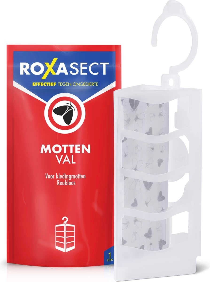 Roxasect Mottenval Pouch - Mottenbestrijding - Ongedierteval - 1 Stuks 1 Roxasect Mottenval Pouch - Mottenbestrijding - Ongedierteval - 1 Stuks