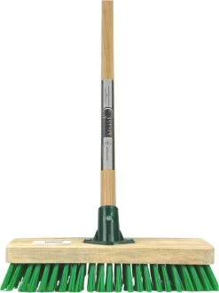 Synx Tools Tegelborstel 28cm - Mosbezem - Schrobbezem - Bezem - Mos - Onkruidborstel - Veger - Harde Borstel- Bezem Met Steel 120cm -Gardena Winkel 896x1200