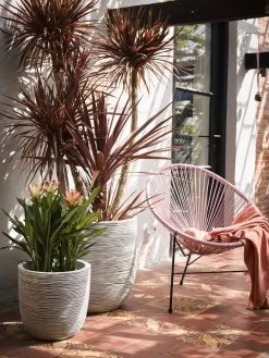 Capi Europe - Bloempot Bol Rib NL - 35x34 - Ivoor - Voor Binnen En Buiten - KOFI932 -Gardena Winkel 900x1200 50