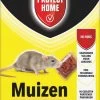 Protect Home Frap Granenmix Tegen Muizen - 2 X 25 Gram - Muis Bestrijdingsmiddel - Lokaas Muizenkorrels Voor Huismuizen - Professionele Formulering - In Portieverpakking
