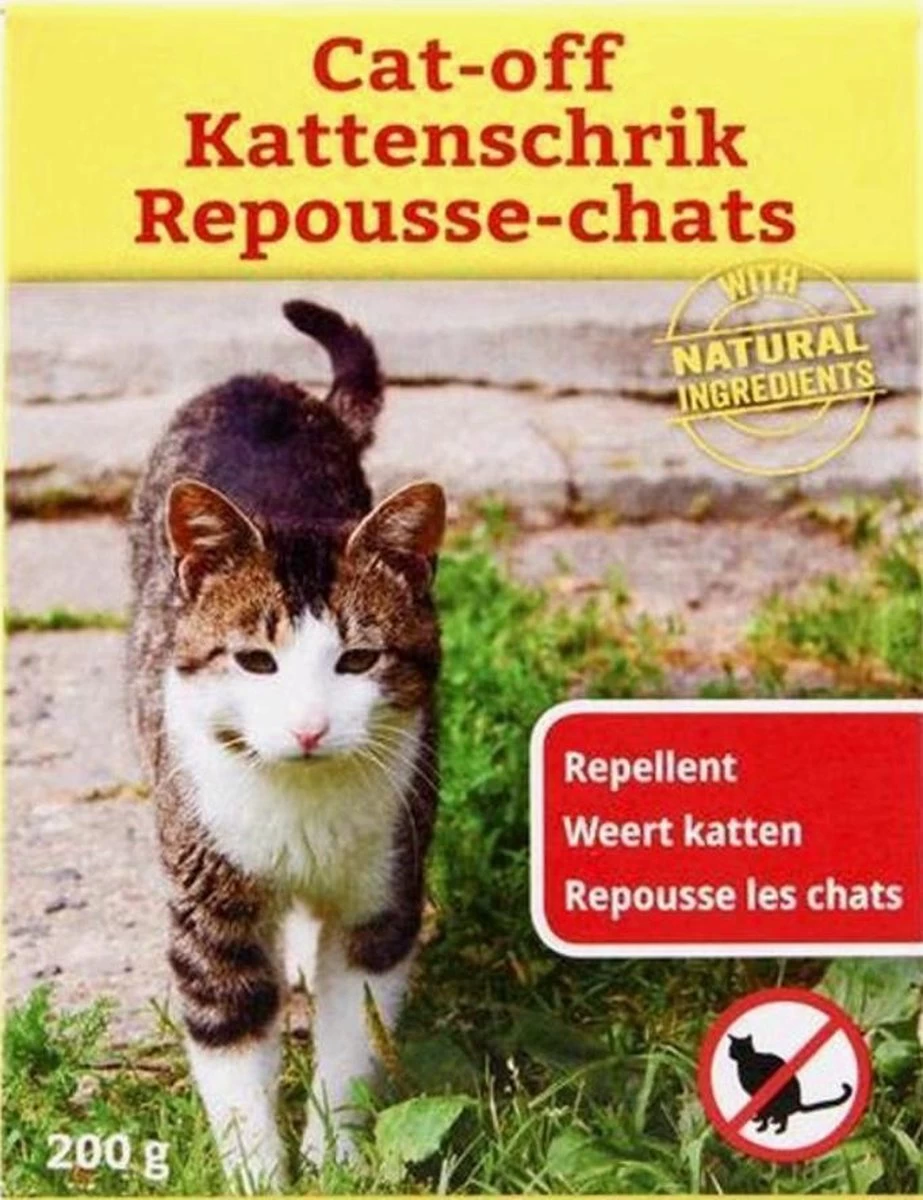 Kattenschrik Natuurlijk Afweermiddel Tegen Katten - 200 Gram| Weert Katten | Kattenoverlast | Anti Katten 1 Kattenschrik Natuurlijk Afweermiddel Tegen Katten - 200 Gram| Weert Katten | Kattenoverlast | Anti Katten