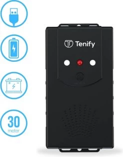 Tenify Marterverjager - 30M - 12V - Binnen & Buiten - Batterij, USB, Auto Accu - Ultrasone - Ongedierte - Muizen - Steenmarter - Ratten Verjager