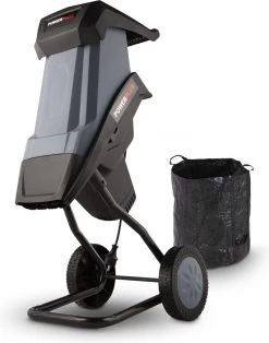 Powerplus POWEG5011 Elektrische Hakselaar Versnipperaar - 2400W - Max. Ø40mm - Incl. Duwstok, Wielen En 50L Opvangzak - Heggen, Bomen En Haag - Tuinonderhoud