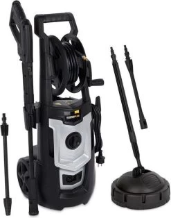Powerplus POWXG90410 Hogedrukreiniger - 1800W - Max. 140 Bar - 420 L/h - Incl. 8m Slang, Terrasreiniger En Accessoires - Reiniger Voor Auto, Fiets En Meubelen -Gardena Winkel 944x1200