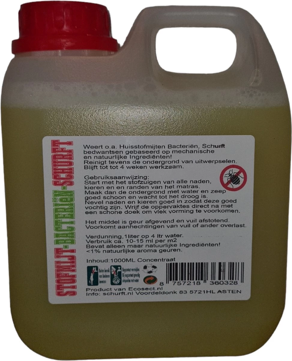 Huisstofmijt Spray Concentraat - Natuurlijk - Milieuvriendelijk - Matras Spray - Huisstofmijt Bestrijder - Schurft Bestrijder - Huistofmijt Allergie - Schurft Spray Voor Matras 2 Huisstofmijt Spray Concentraat - Natuurlijk - Milieuvriendelijk - Matras Spray - Huisstofmijt Bestrijder - Schurft Bestrijder - Huistofmijt Allergie - Schurft Spray Voor Matras - Afbeelding 2