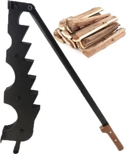 Flowkey® Houtklover XL - Houtsplijter Bijl - Houtkliever Kloofwig Gietijzer - Voor Hout & Aanmaakhout - Inclusief Gratis Bevestigingsset