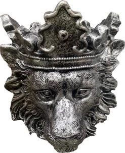 Bloempot Leeuw - Lion - Clarence - Zilver Silver - Plantenbak -plantenpot - Vaas - Binnen -overkapping - Plant -bloem - Boeket -Gardena Winkel 979x1200 3