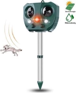 Merkloos Ultrasone Kattenverjager - Kattenschrik - Zonneenergie - Marterverjager - Op Batterijen - Met Adapter - Katten Afweermiddel - Tuin - Ongedierte Verjager -Gardena Winkel 979x1200 4